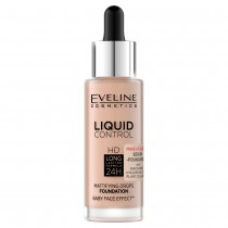 Eveline Liquid Control HD Mattifying Drops Foundation Matujcy podkad do twarzy 003 Ivory Beige 32ml