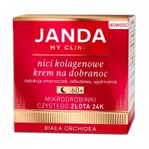 Janda Nici Kolagenowe krem na dobranoc 60+ z mikrodrobinkami czystego zota 24K Biaa Orchidea 50ml