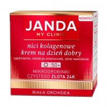 Janda Nici Kolagenowe krem na dzie dobry 50+ z mikrodrobinkami czystego zota 24K Biaa Orchidea 50ml