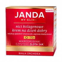 Janda Nici Kolagenowe krem na dzie dobry 70+ z mikrodrobinkami czystego zota 24K Biaa Orchidea 50ml