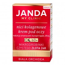 Janda Nici Kolagenowe krem pod oczy 60+ z mikrodrobinkami czystego zota 24K Biaa Orchidea 15ml