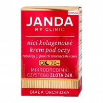 Janda Nici Kolagenowe krem pod oczy 70+ z mikrodrobinkami czystego zota 24K Biaa Orchidea 15ml