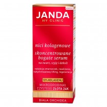 Janda Nici Kolagenowe skoncentrowane bogate serum z mikrodrobinkami czystego zota 24K Biaa Orchidea 30ml