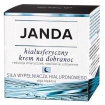 Janda Sia Wypeniacza Hialuronowego hialusferyczny krem na dobranoc Alga Bkintna 50ml