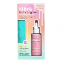 Sliick Buff + Brighten Ingrown Rescue Kit rkawica do peelingu ciaa + serum do ciaa po depilacji 30ml