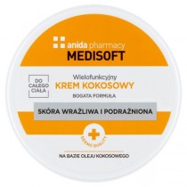 Anida Medisoft wielofunkcyjny krem kokosowy do skry wraliwej i podranionej 125ml