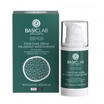 Basiclab Esteticus punktowe serum na zmiany mikrozapalne 7% AHA/BHA, 3% Kwasu Azelainowego, Karnozyna 2. 0, Cica 15ml