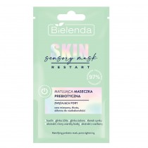 Bielenda Sensory Mask matujca maseczka prebiotyczna, zwajaca pory do twarzy 8g
