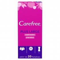 Carefree Plus Large wkadki higieniczne Light Scent 20szt