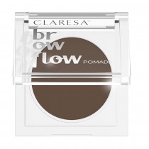 Claresa Brow Flow Pomade puszysta pomada do brwi 02 Medium Brown 3,5g