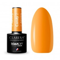 Claresa Soak Off UV/LED lakier hybrydowy 2 Candy 5g