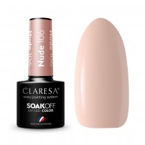 Claresa Soak Off UV/LED Nude lakier hybrydowy 106 5g