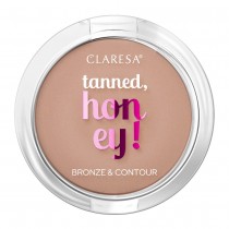 Claresa Tanned Honey Bronze & Contour bronzer prasowany 11 13g