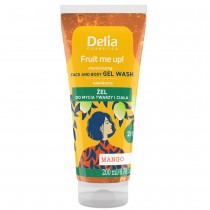 Delia Fruit Me Up! żel do mycia twarzy i ciała Mango 200ml