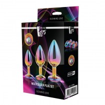 Dream Toys Gleaming Love Multicolor korek analny 3szt