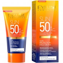 Eveline Sun krem do twarzy z filtrem przeciwsonecznym SPF50 50ml