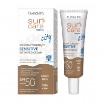 Floslek Sun Care Derma krem BB krem tonujcy SPF50+ Sensitive 30ml