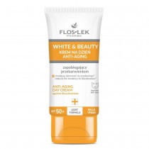 Floslek White & Beauty krem na dzie Anti-Aging SPF50 30ml