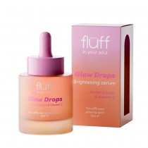 Fluff In Your Soul Glow Drops Brighteninig Serum serum rozwietlajce z ekstraktem z bursztynu i witamin C 30ml