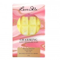 Love Skin Bath Chocolate Bar tabliczka do kąpieli Charming Magnolia& Fresia 120g