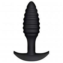 Marc Dorcel Spiral Plug stymulujca wtyczka analna ze spiralnie prkowan powierzchni Black