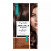 Marion Recolored szampon koloryzujcy 4.3 Orzechowy Brz 35ml