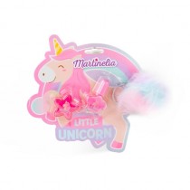 Martinelia Little Unicorn Key Chain lakier do paznokci 4ml + byszczyk do ust 6ml + breloczek