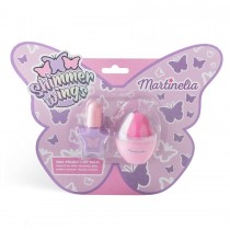 Martinelia Shimmer Wings lakier do paznokci + balsam do ust