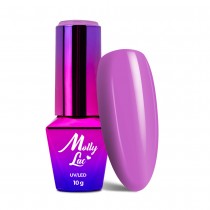Mollylac Cocktails&Drinks UV/LED lakier hybrydowy 17 Purple Smoothie 10g