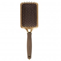 Olivia Garden Expert Care Rectangular Nylon Brites szczotka z nylonowym włosiem Gold&Brown