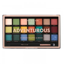 Profusion Eyeshadow Palette paleta 21 cieni do powiek z pędzelkiem Adventurous