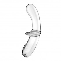 Satisfyer Double Crystal Glass Dildo szklane dildo