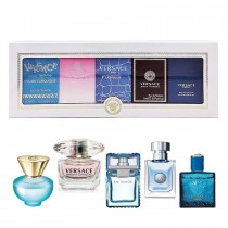 Versace Dylan Turquoise 5ml + Bright Crystal 5ml + Man Eau Fraiche 5ml + Pour Homme 5ml + Eros 5ml