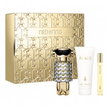 Paco Rabanne Fame Woda perfumowana 80ml spray + Woda perfumowana 10ml spray + Balsam do ciała 100ml
