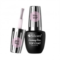 Silcare Top Coat Creamy Rose No Wipe top do lakierw hybrydowych 9ml