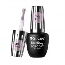 Silcare Top Coat Velvet Bling No Wipe top do lakierw hybrydowych 9ml