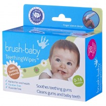 Brush Baby Gaziki higieniczne z rumiankiem oraz z Xylitolem do czyszczenia dzise 0-16m 20szt