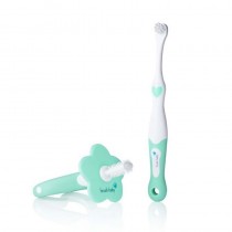 Brush Baby Teether zestaw na ząbkowanie 0-18m Miętowy
