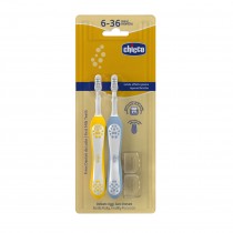Chicco Szczoteczka do zbw 6-36m 2szt