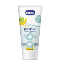 Chicco Toothpaste Pasta do zbw bez fluoru o smaku jabkowo-bananowym 6-24m 50ml