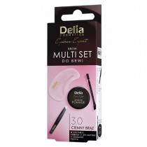 Delia Brow Multi do brwi pomada do brwi 3.0 4g + pseta + szczoteczka do brwi + aplikator 2szt