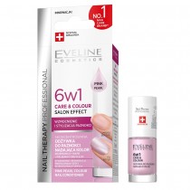 Eveline 6w1 Care & Colour odżywka do paznokci Pink Pearl 5ml