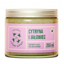 Mydlarnia Cztery Szpaki Rozwietlajcy peeling cukrowy Cytryna i Jaowiec 250ml