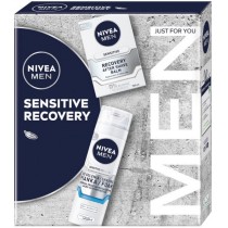 Nivea Sensitive Recovery balsam po goleniu 100ml + pianka do golenia 200ml