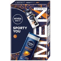 Nivea Sporty You el pod prysznic 250ml + antyperspirant roll-on 50ml