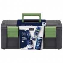 Nivea Tech Master antyperspirant roll-on 50ml + el pod prysznic 250ml + pianka do golenia 200ml + balsam po goleniu 100ml