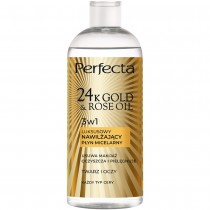 Perfecta 24K Gold & Rose Oil pyn micelarny 400ml