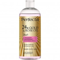 Perfecta 24K Gold & Rose Oil pyn micelarny do skry wraliwej 400ml