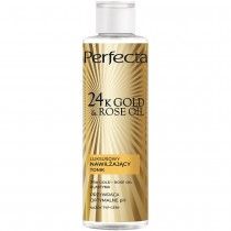 Perfecta 24K Gold & Rose Oil tonik do twarzy dla cery dojrzaej 200ml