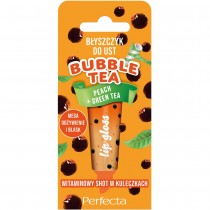 Perfecta Bubble Tea byszczyk do ust Peach + Green Tea 10g